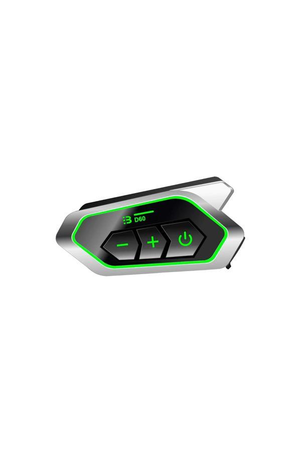 D60 Motor Kask Kulaklık RGB Modlu Motosiklet Kulaklık Su Geçirmez 5.3 Bluetooth Intercom - Image 1