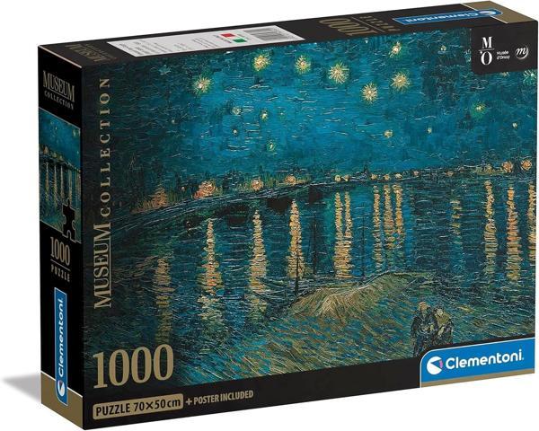 Clementoni 39789 Müze Koleksiyonu Yıldızı Gecesi 1000 Parça - Image 1