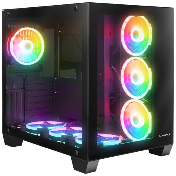 ARCTIC Xtender USB-C Temperli Cam Panel Dahili ARGB Fanlar 420mm Sıvı Soğutma Destekli Kule Tipi Mat Siyah Bilgisayar Kasası - Image 1