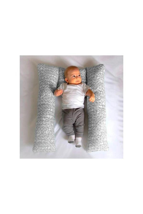 Babyjem Babynest Anne Yanı Konfor Dönmeyi Engelleyen U Minder Gri Outlet - Image 1