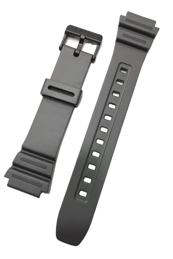 Casio W-216H AE-1200 AE-1300 Orijinal Siyah Renk Silikon Saat Kordonu - Image 1