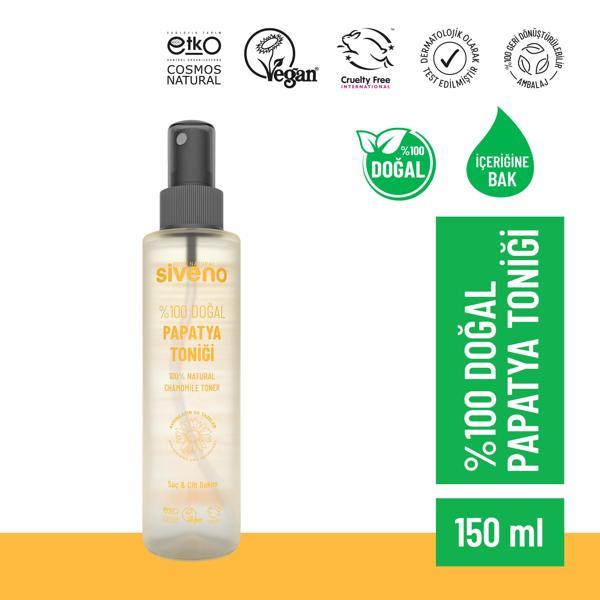 Siveno %100 Doğal Papatya Suyu Aydınaltma Etkili Arındırıcı Rahatlatıcı Saç ve Cilt Toniği 150 ml - Image 1