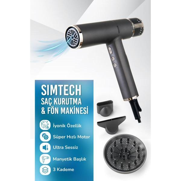 Simtech KM-1992 Saç kurutma ve Ultra Fön Makinesi - Image 1