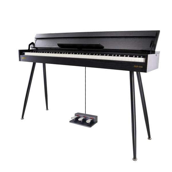 Jwin Sapphire SDP-115 Çekiç Aksiyonlu 88 Tuşlu Dijital Piyano - Siyah - Image 1