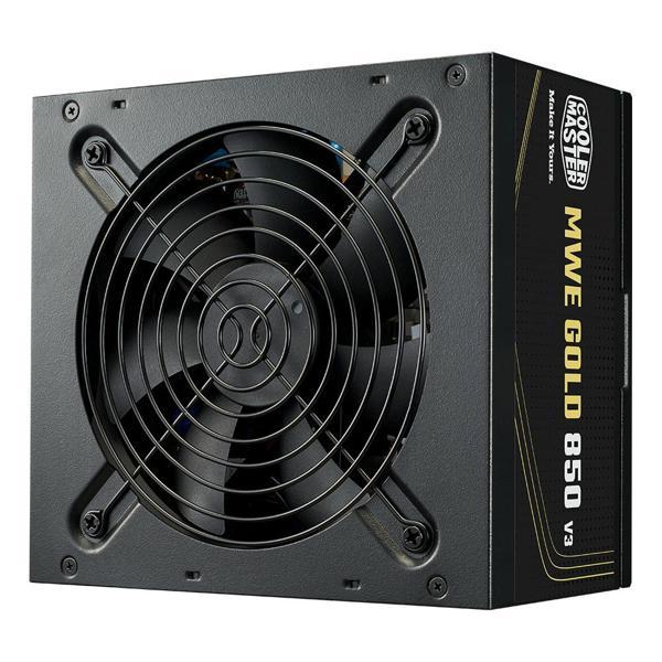 Cooler Master MWE Gold V3 850 MPE-8506-ACAG-B 850W ATX 3.1 PCI-E 5.0 80+ Gold 120mm Fan Power Supply - Image 1