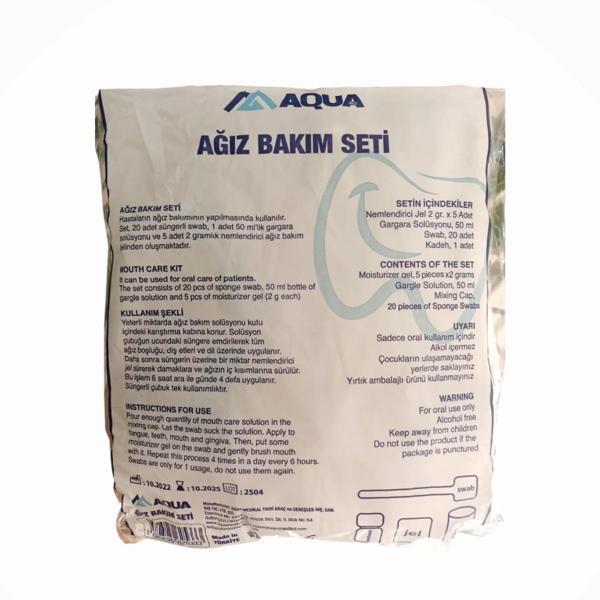 Aqua Ağız Bakım Seti 20’li Poşet Seti - Image 1