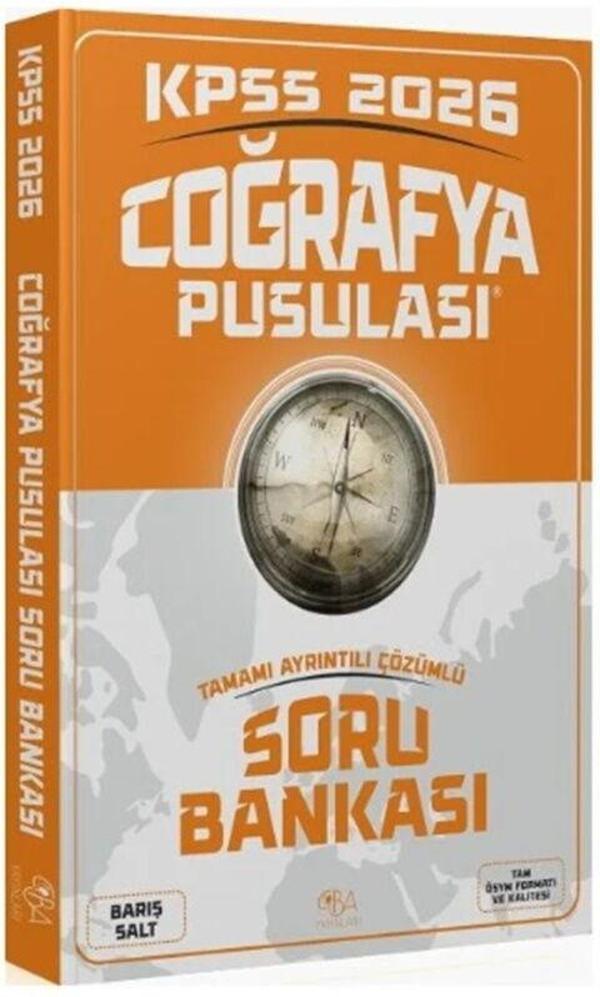 CBA Yayınları 2026 KPSS Coğrafya Pusulası Soru Bankası - Image 1