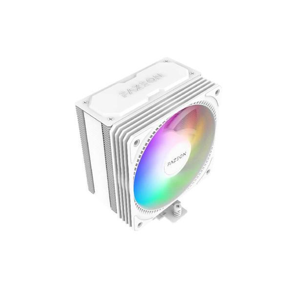 FAZEON A4120TAW Beyaz 12cm ARGB Kule Tipi İşlemci Soğutucu - Image 1