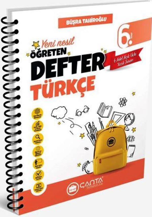 6. Sınıf Türkçe Okula Yardımcı Öğreten Defter 2025  - İş Bankası Kültür Yayınları - Image 1
