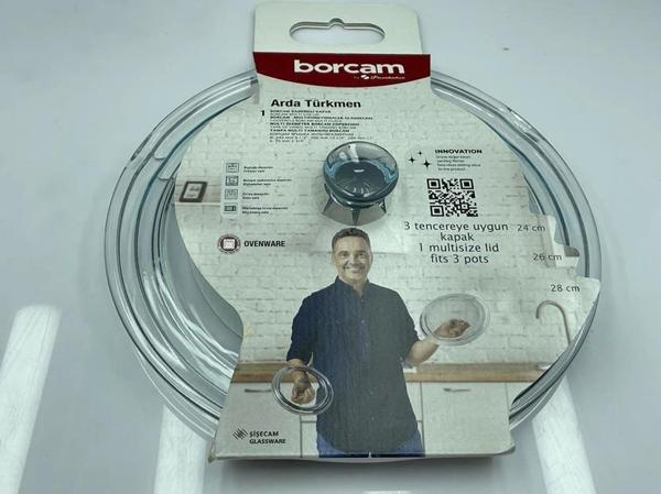 Paşabahçe 590280 Arda Türkmen Borcam Kapağı 24-26-28 cm - Image 1