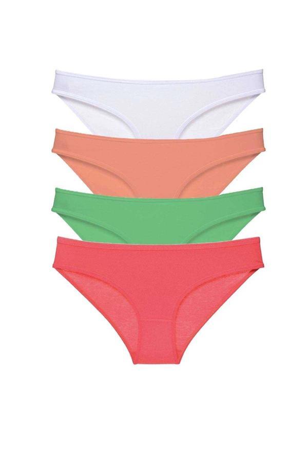 4 adet Süper Eko Set Likralı Kadın Slip Külot 526 - Image 1