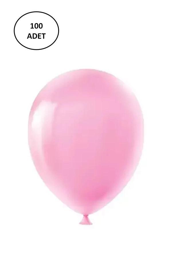 Vatan Balon Tek Renk Pembe VT392 (100 Lü Paket) - Image 1