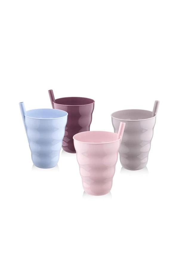 Poşetli Pipetli 3'lü Bardak Ur 3181 - Image 1