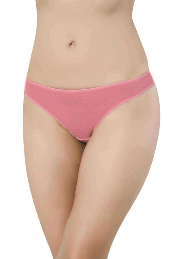 Fuşya Kadın Günlük Pamuklu Likralı Özel Poşet İçinde Taşınabilir Acil Durum Slip Külot - Image 1