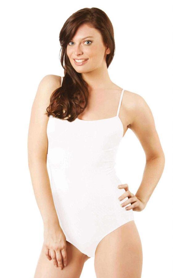Elit Life İp Askılı Slip Dikişsiz Body Beyaz Korse 876 - Image 1
