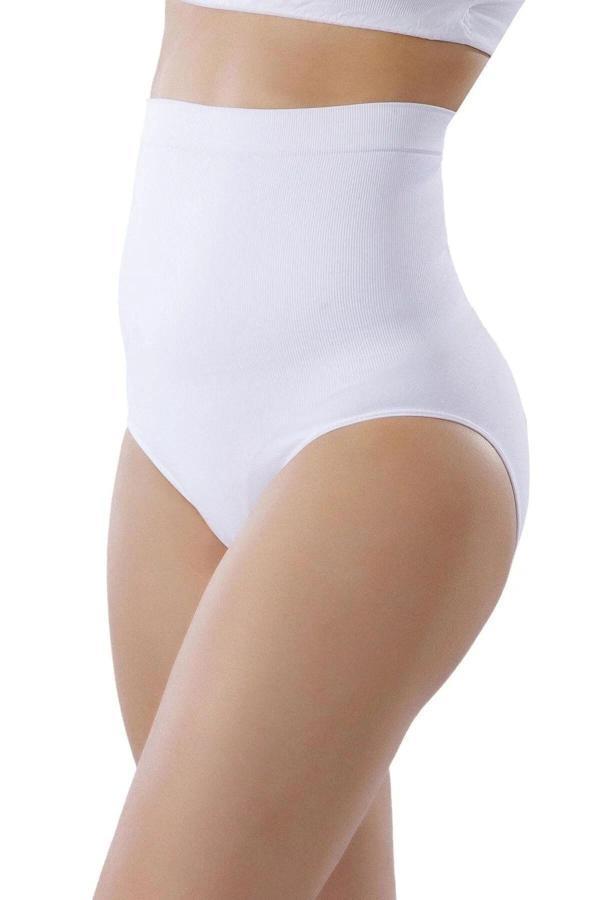 Yüksek Bel Kadın Slip Korse 13003 - Beyaz - Image 1