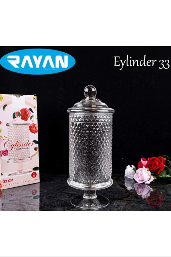 Diamond 33 Cm Ayaklı Noktalı Fanus Şekerlik Royaleks-82638 - Image 1