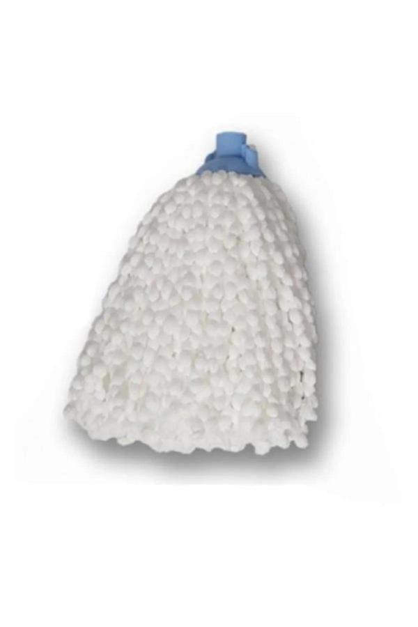 Mop Mikrofiber Beyaz Örgülü Paspas İp Royaleks-MF01 - Image 1