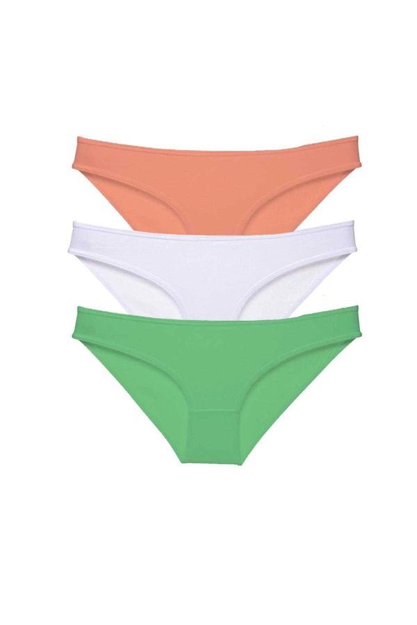 3 adet Süper Eko Set Likralı Kadın Slip Külot 544 - Image 1