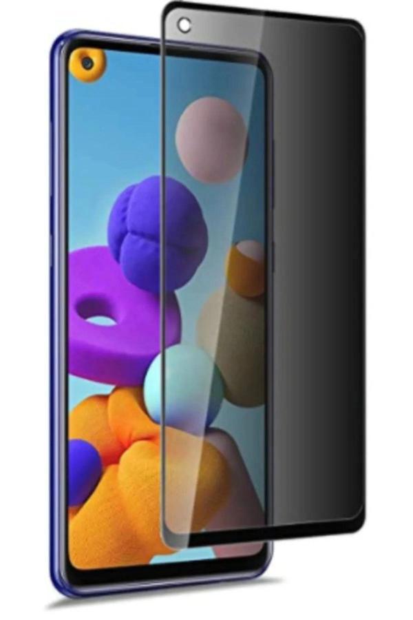 Samsung A21s Uyumlu Hayalet Ekran Gizli Tam Kaplayan Kırılmaz Cam Seramik Ekran Koruyucu Film - Image 1