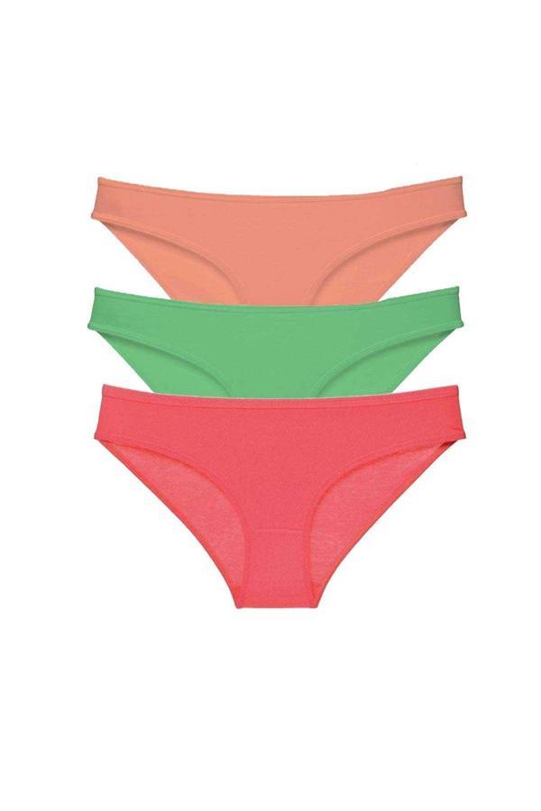 3 adet Süper Eko Set Likralı Kadın Slip Külot 543 - Image 1