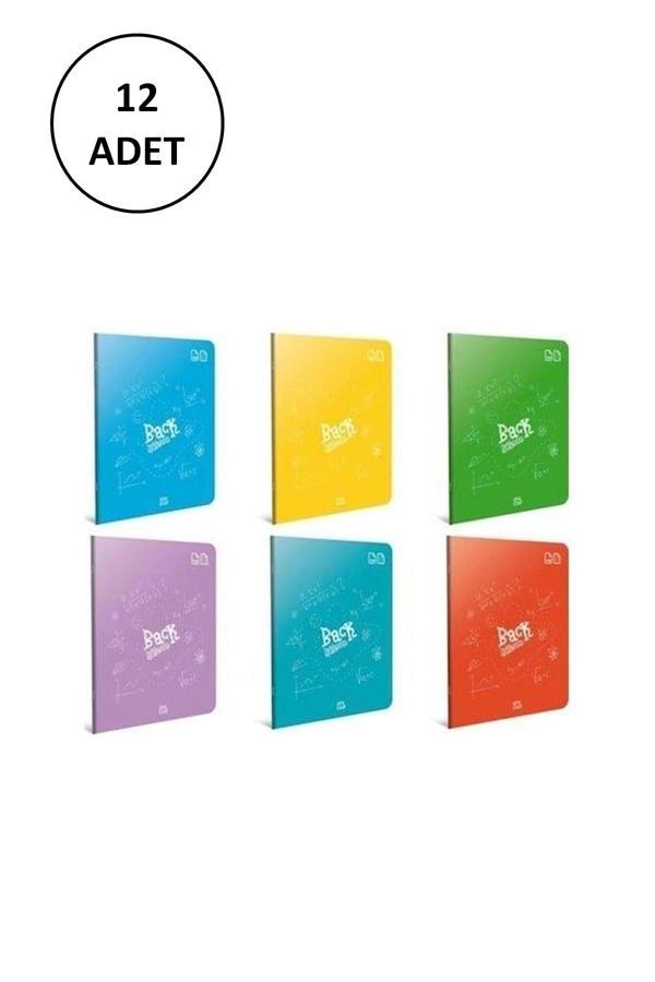 Gıpta Back Tel Dikiş Plastik Kapak Defter A5 40 Yp Kareli 4990 12'li Paket - Image 1