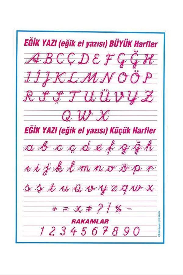 Gülpaş Bitişik Eğik El Yazısı Selefonlu Çıtalı( 50*70) - Image 1