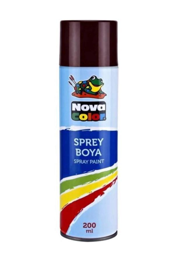 Nova Color Sprey Boya 200 Ml Kahverengi - Image 1