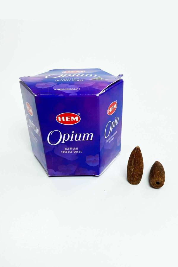 10 Adet Geri Akış Backflow Şelale Tütsü Konisi Tütsü Back Opium Çiçeği Kokulu - Image 1