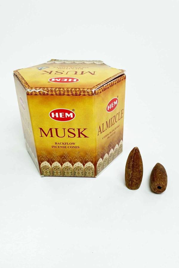 10 Adet Geri Akış Backflow Şelale Tütsü Konisi Tütsü Back Musk Kokulu - Image 1