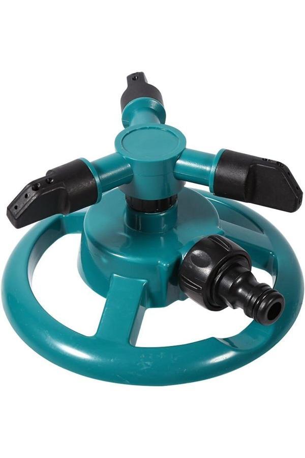 Wuvera Ayarlanabilir Otomatik 360° Dönebilen 12 Kanal Nozullu Çim Bahçe Sulama Sprinkler Fıskiye - Image 1