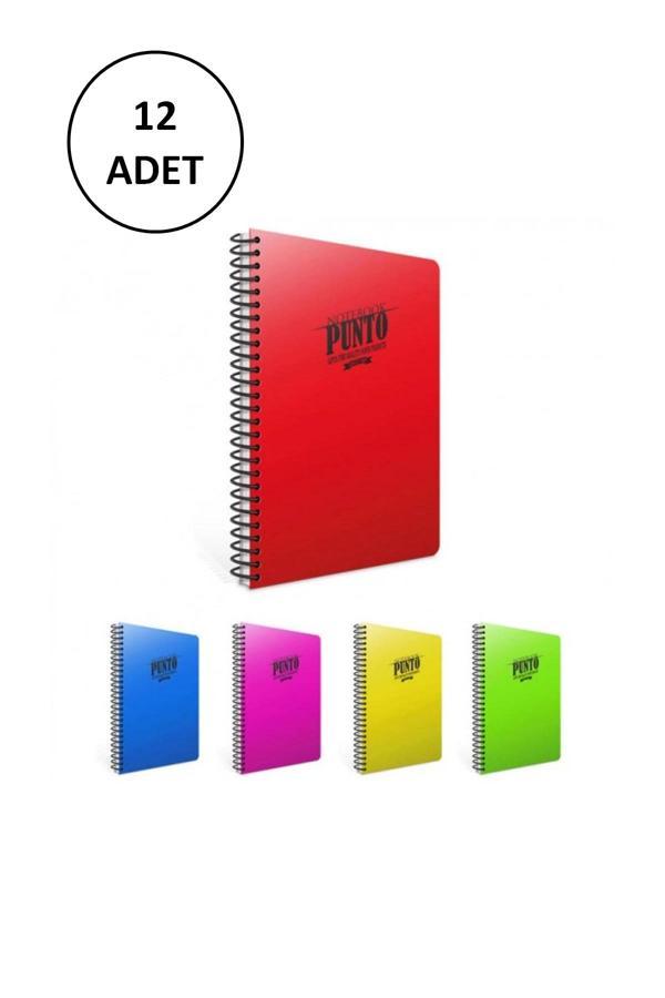 Gıpta Defter Punto Sp. Pp Kpk. A4 60 Yaprak Çizgili 6532 - 12 Adet - Image 1