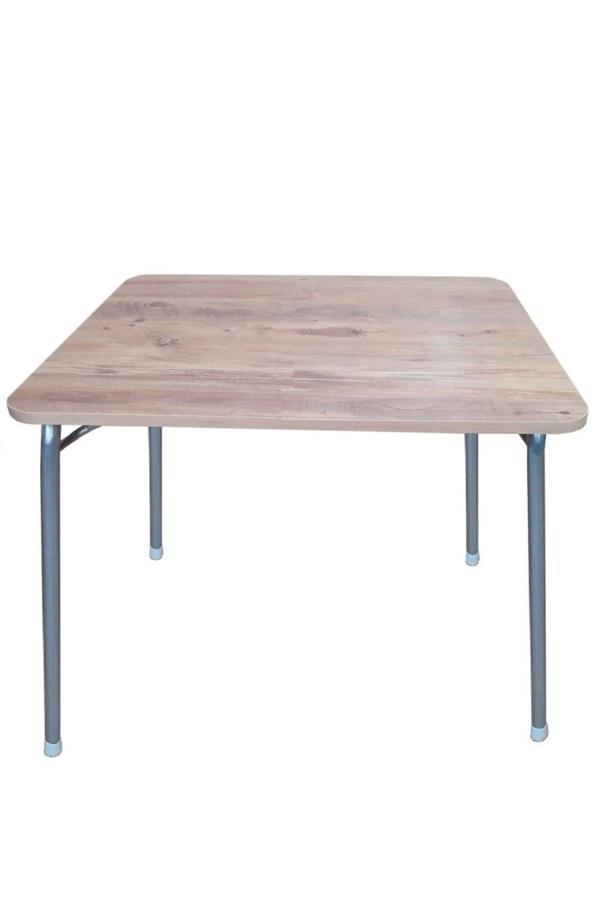 Depolife Pratik Katlanır Ayak Mutfak Yemek Masası Balkon Ders Çalışma Piknik Masa 60X90Cm Ceviz - Image 1