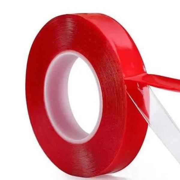 Çift Taraflı Akrilik Silikon Bant Yüksek Mukavemetli 18mm x 2 metre - Image 1