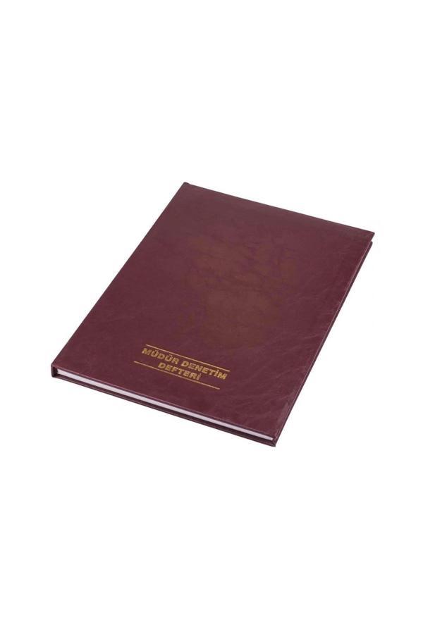 Gülpaş Müdür Denetim Defteri Suni Deri 22X32 100 Yaprak - Image 1