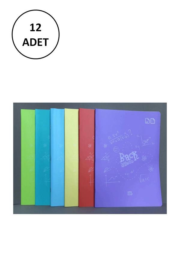 Gıpta Defter Eco Back A5 80 Yaprak PP Kapak 12 Adet - Image 1
