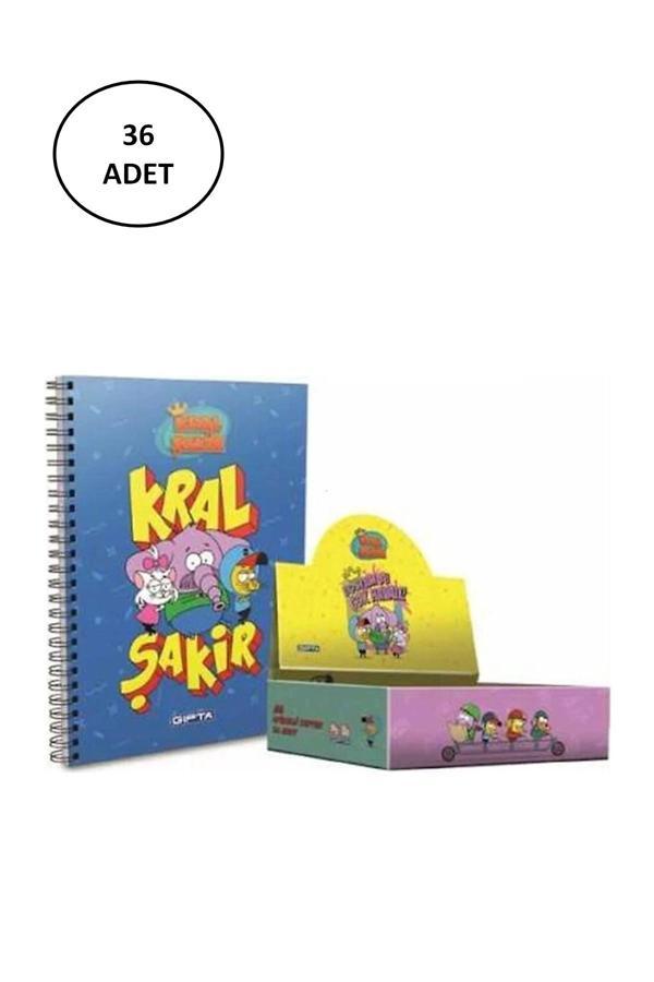 Gıpta Kral Şakir Spiralli A6 Karton Kapaklı Defter Stand - Image 1