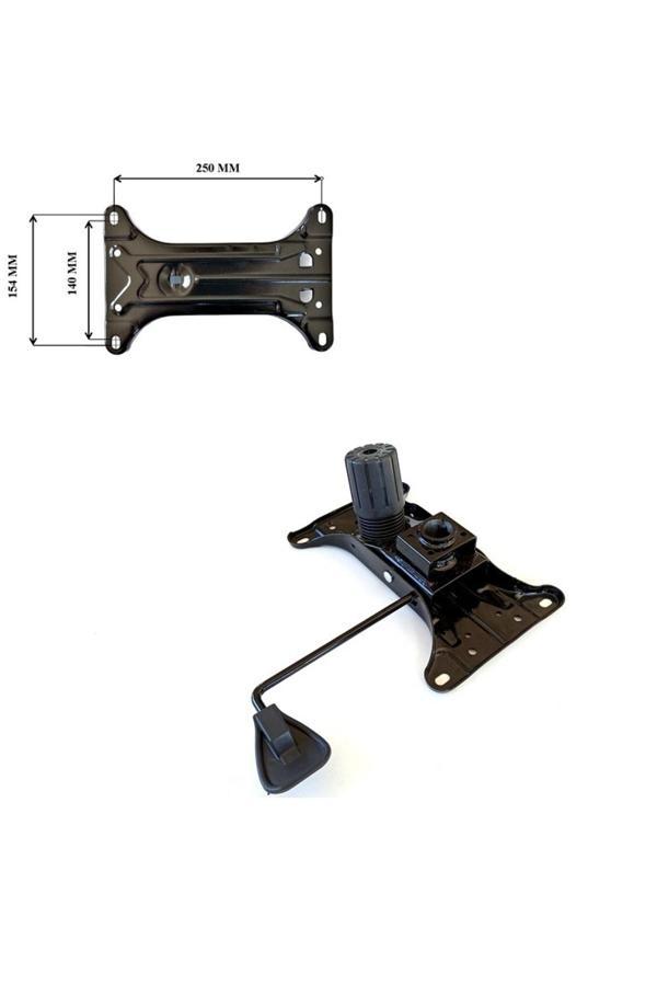 Depolife Ofis Büro Çalışma Koltuğu Için Tek Kol Metal Şase Mekanizma (15X25Cm) Yedek Parça - Image 1