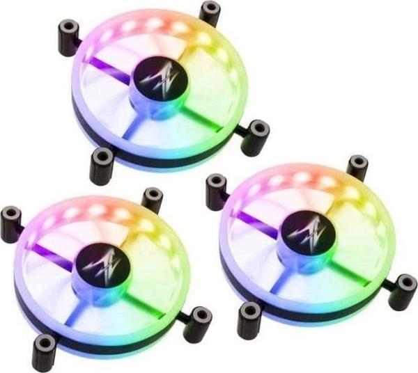 ZALMAN ZM-LF120A3 Premium Çift Taraflı Halka Adreslenebilir 3-adet 120mm LED Fan - Image 1