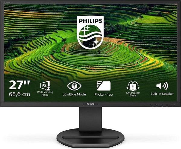 PHILIPS 27" IPS 271B8QJEB-00 5MS 60HZ DVI-HDMI-DP Pivot Ev Ofis Tipi Monitör 1920X1080  - Image 1