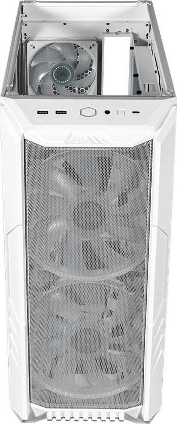 Cooler Master HAF 500 TG Gaming CEB ATX PC Kasası H500-WGNN-S00 Beyaz - Image 1