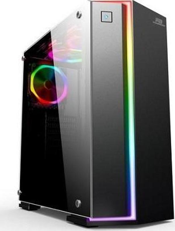 POWERBOOST VK-G3906S POWERSIZ Gaming Mid-Tower PC Kasası - Image 1