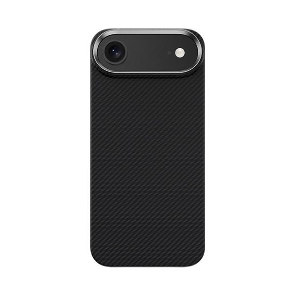 Benks İphone 17 Air Kılıf M-Safe Şarj Metal Kamera Çerçeveli Armorair 600D Kevlar Fiber Siyah - Image 1