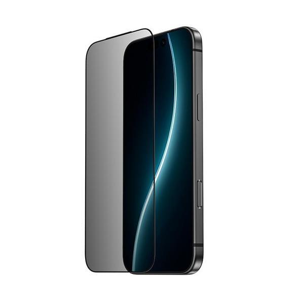 Benks İphone 17 Pro Uyumlu Ultra Shield 0.3Mm Privacy Ekran Koruyucu Uygulama Aparatlı Siyah - Image 1