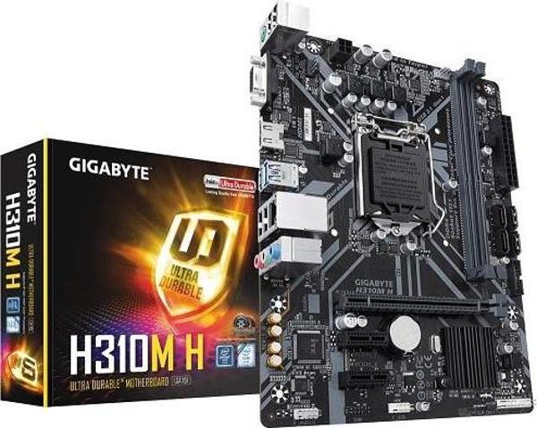 GIGABYTE H310M-H DDR4 SATA3 HDMI PCIe 16X v3.0 1151p v2 mATX - Image 1