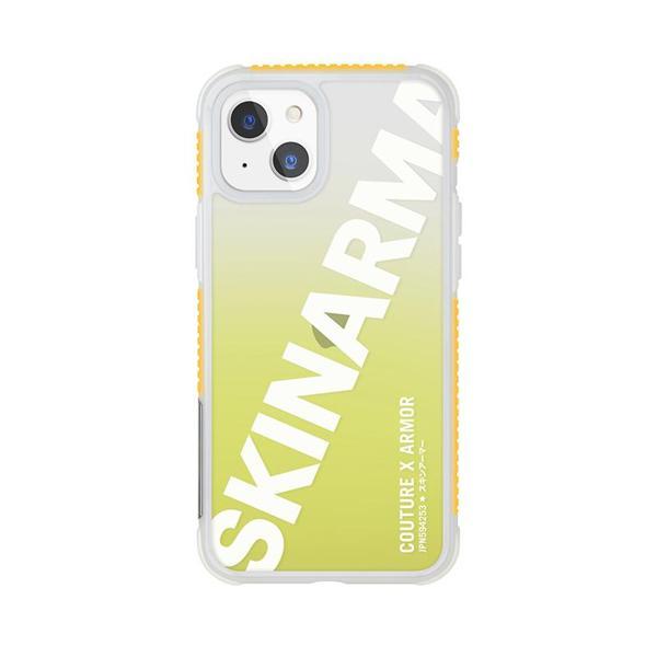 Skinarma İphone 13 Uyumlu Kılıf Şeffaf Airbag Tasarımlı Keisha Kapak Sarı - Image 1