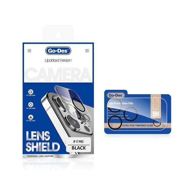 Go-Des İphone 17 Pro Uyumlu Lens Shield Cl-14 Kamera Lens Koruyucu Şeffaf - Image 1