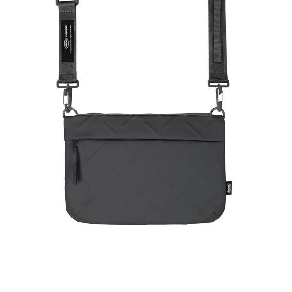 Skinarma Satchel Juno Desenli Naylon Scout Bilek Askı Kayışlı Aksesuar Çantası Gri - Image 1