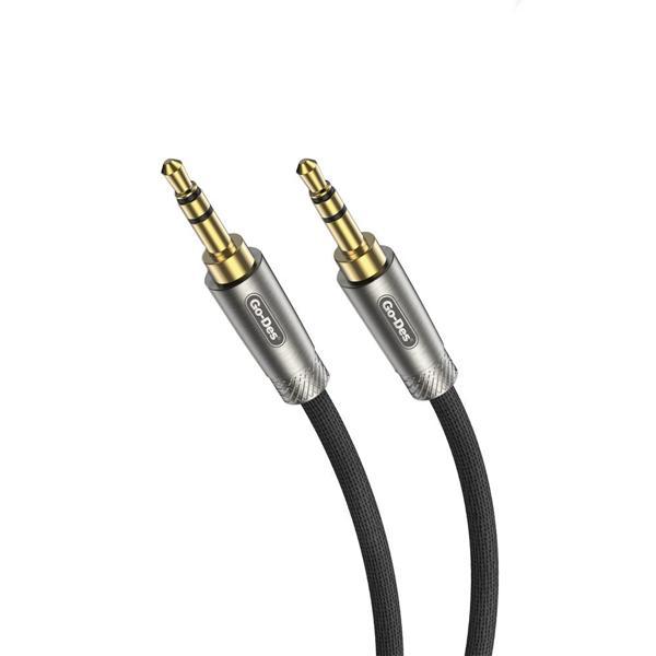 Go-Des Gac-101 3.5Mm Aux Audio Ses Kablosu Gri - Image 1