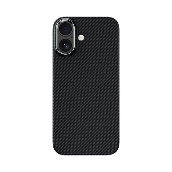 Benks İphone 17 Kılıf M-Safe Şarj Metal Kamera Çerçeveli Armorair 600D Kevlar Fiber Siyah - Image 1